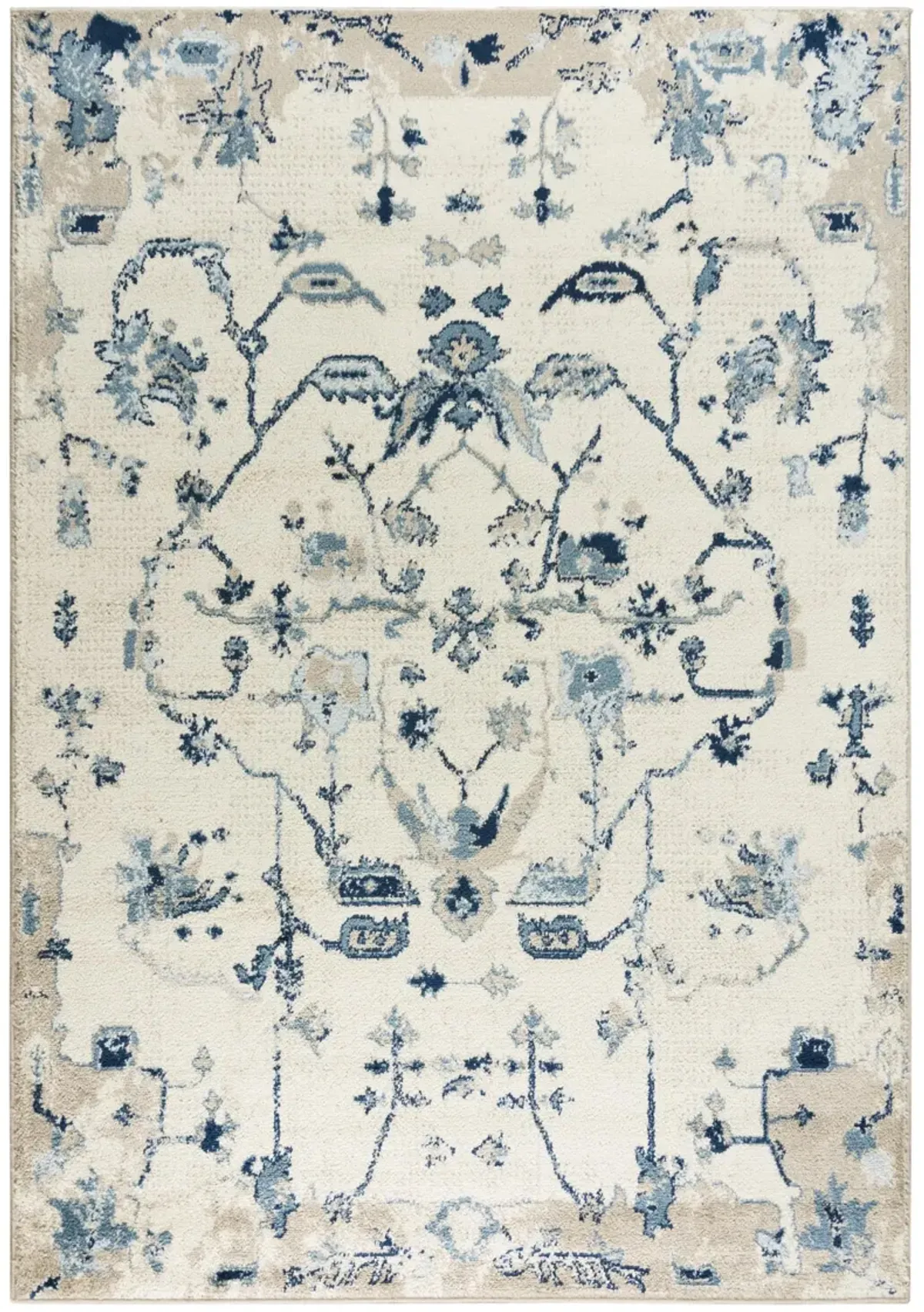 Palace Lt. Blue  Polypropylene  5'2" x 7'3" Rectangle Rug