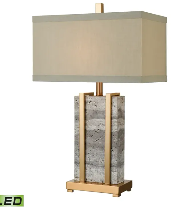 Harnessed 29'' High 1-Light Table Lamp - Cafe Bronze - Includes LED Bulb
