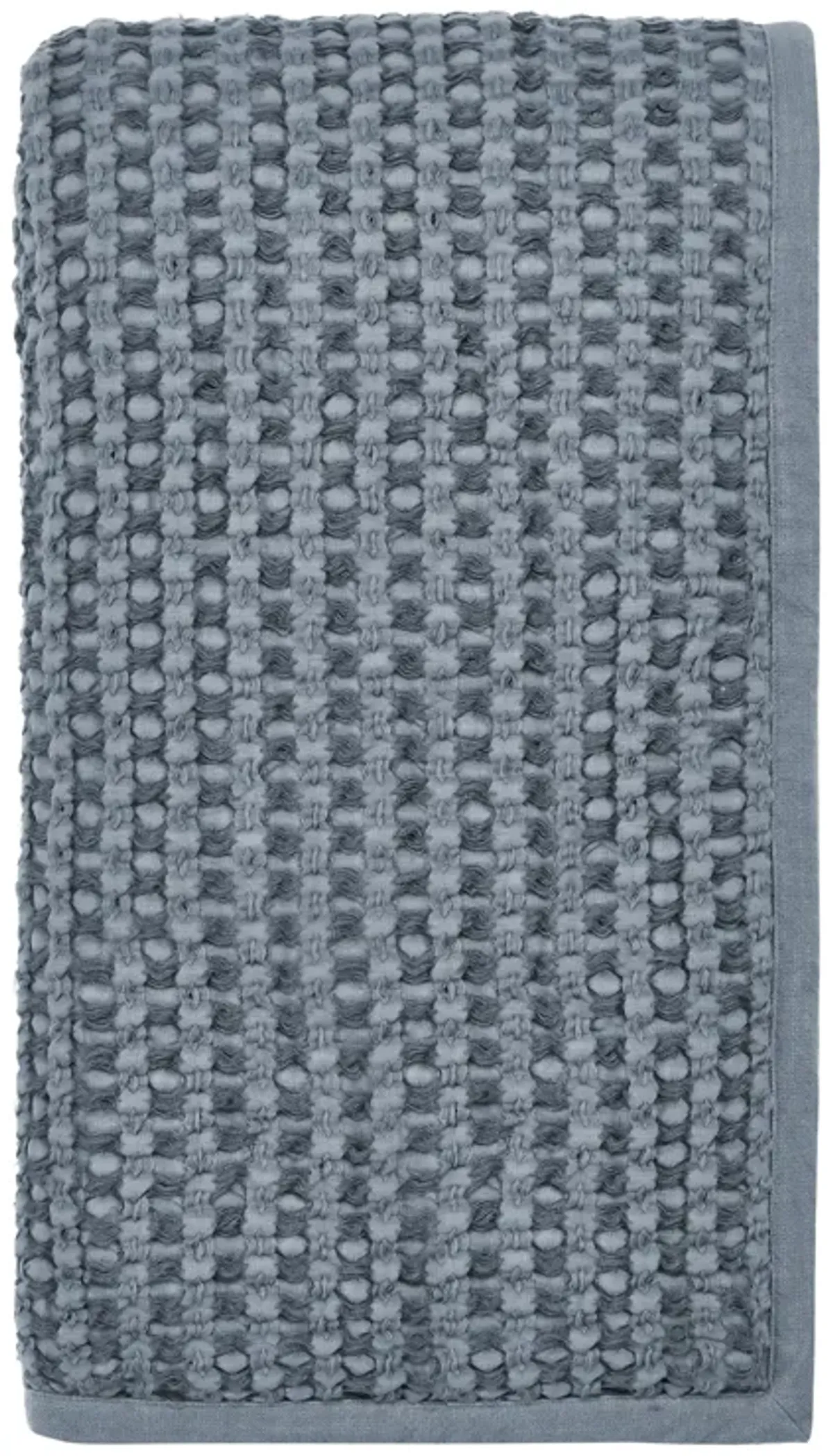 Colorman Belgian Linen Blend Marina Blue Throw Blanket Blanket