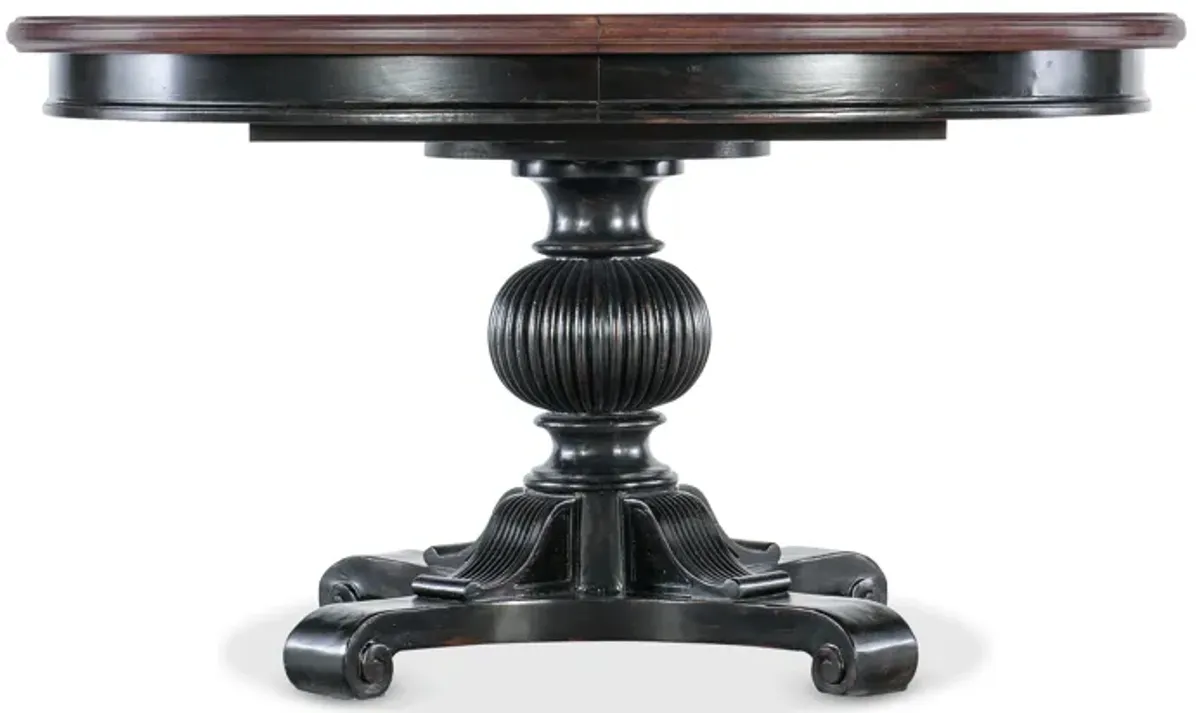Charleston Round Pedestal Dining Table w/1-20in leaf