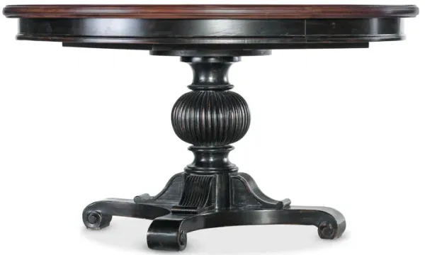 Charleston Round Pedestal Dining Table w/1-20in leaf