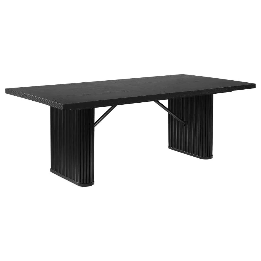 Saige Rectangular Double Pedestal Dining Table