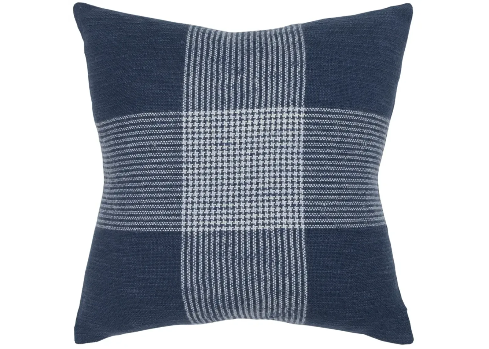 Plaid Blue Pillow