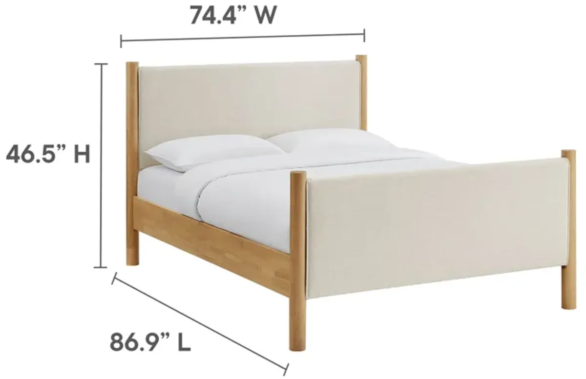 Maven King Size Fabric Upholstered Platform Bed by Modway