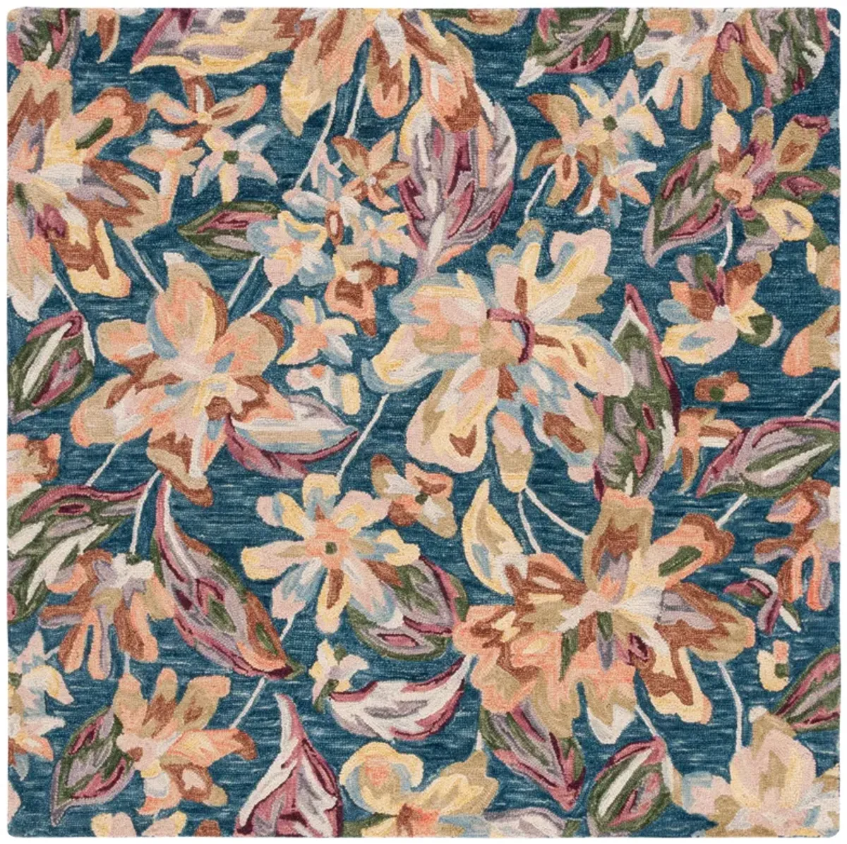 BLOSSOM Hand Tufted 6' x 6' Square area rug