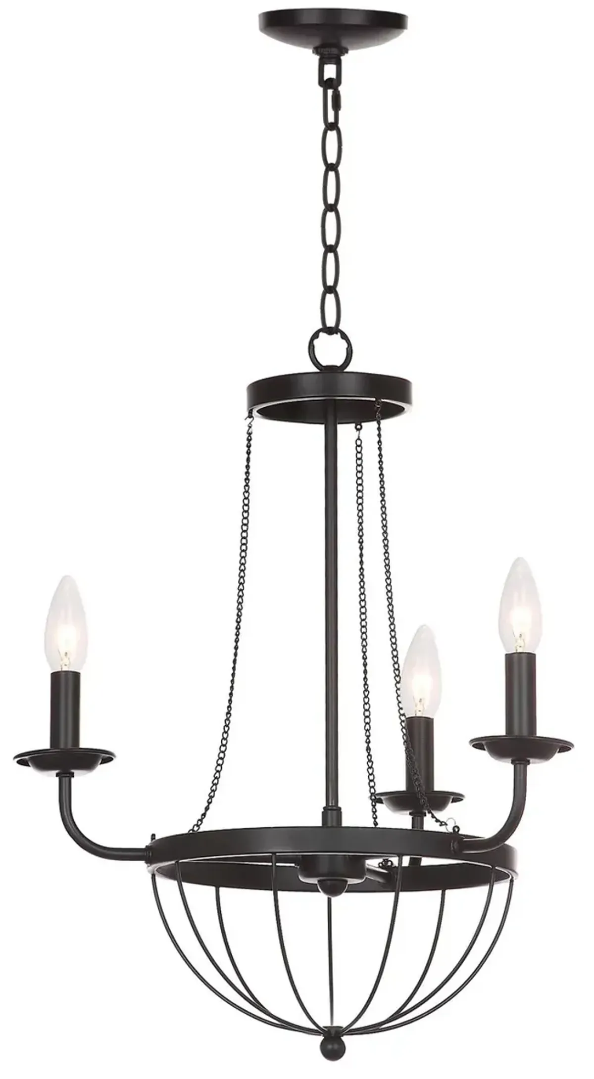 Jacques 18-Inch Dia Adjustable Chandelier