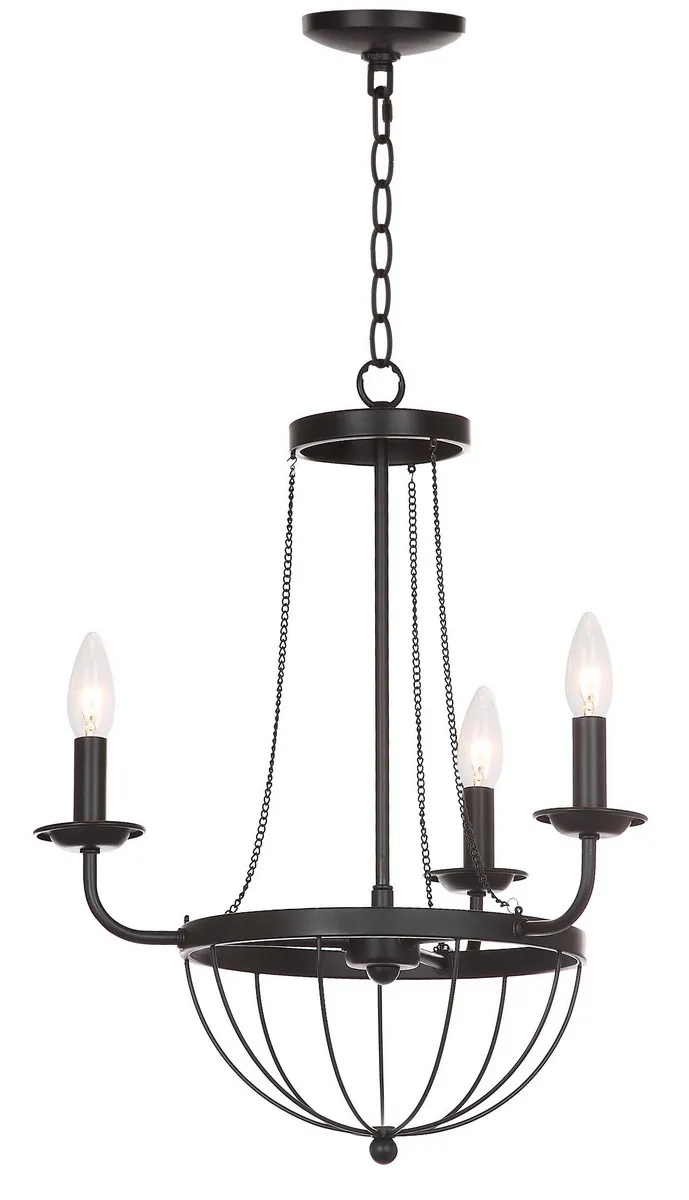 Jacques 18-Inch Dia Adjustable Chandelier