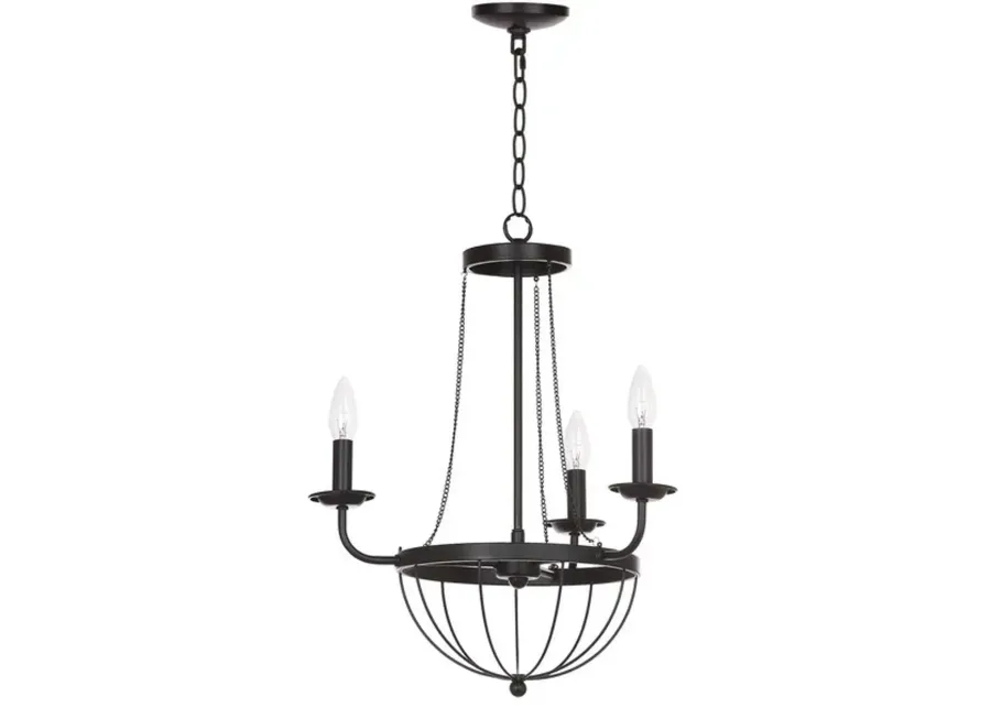 Jacques 18-Inch Dia Adjustable Chandelier