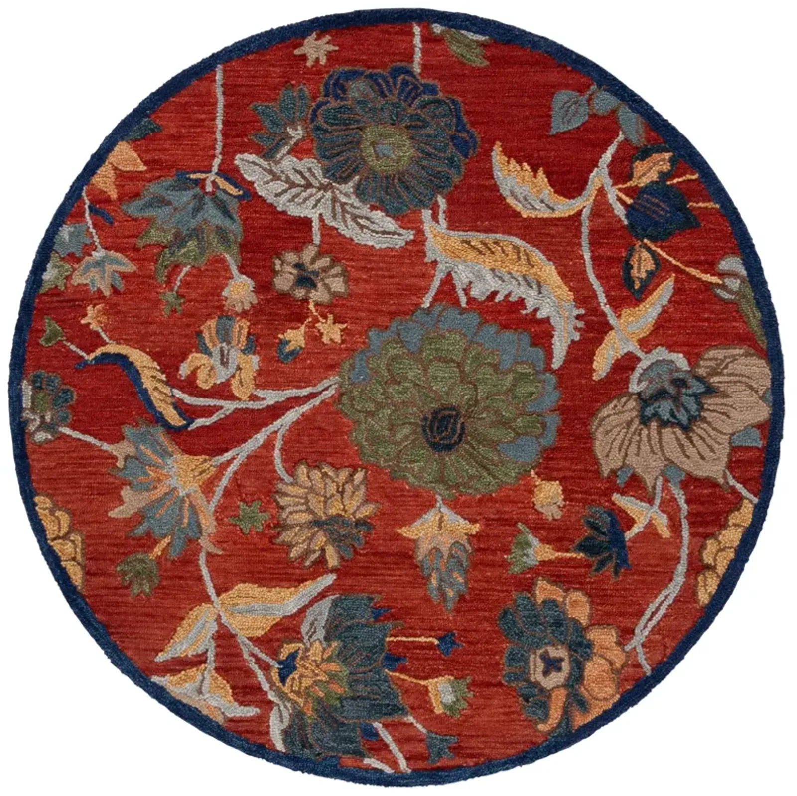 BLOSSOM Hand Tufted 6' x 6' Round area rug