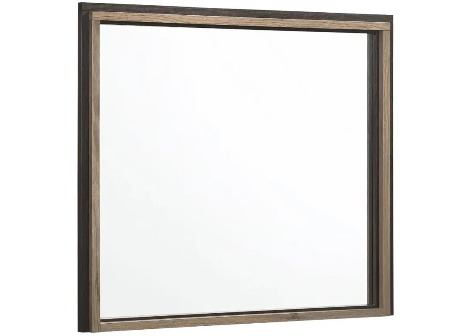 Austen Rectangular Dresser Mirror Brown And Light Taupe