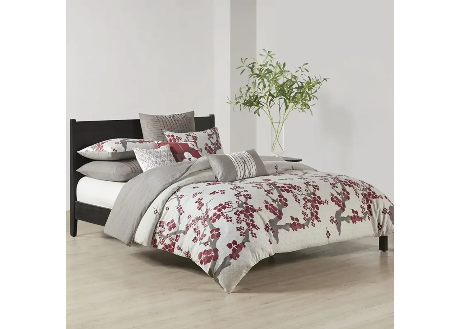 N Natori Cherry Blossom Multi Duvet Cover Mini Set