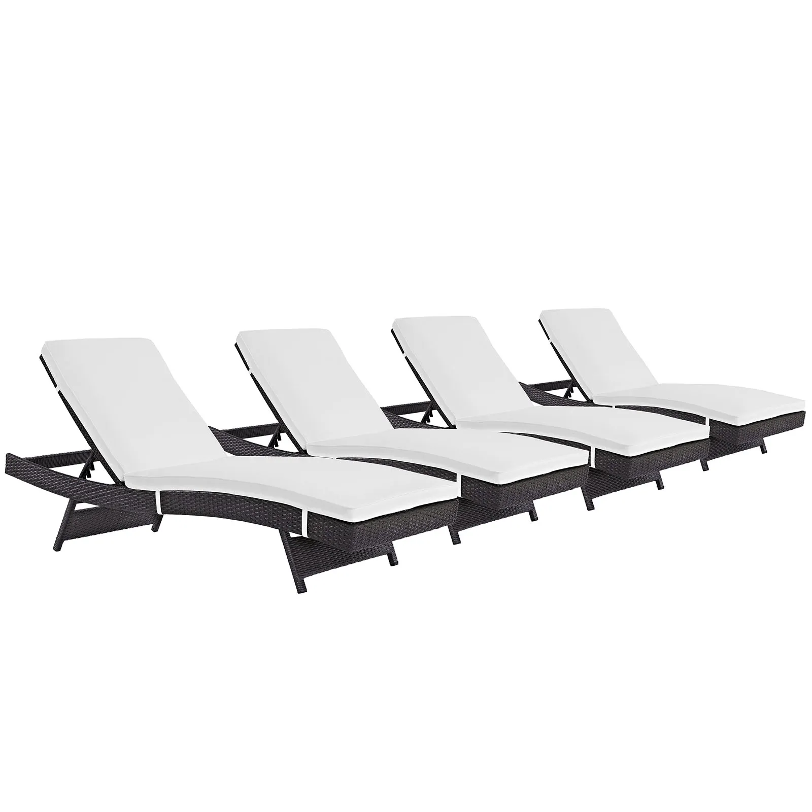 Convene Chaise Outdoor Patio Set of 4