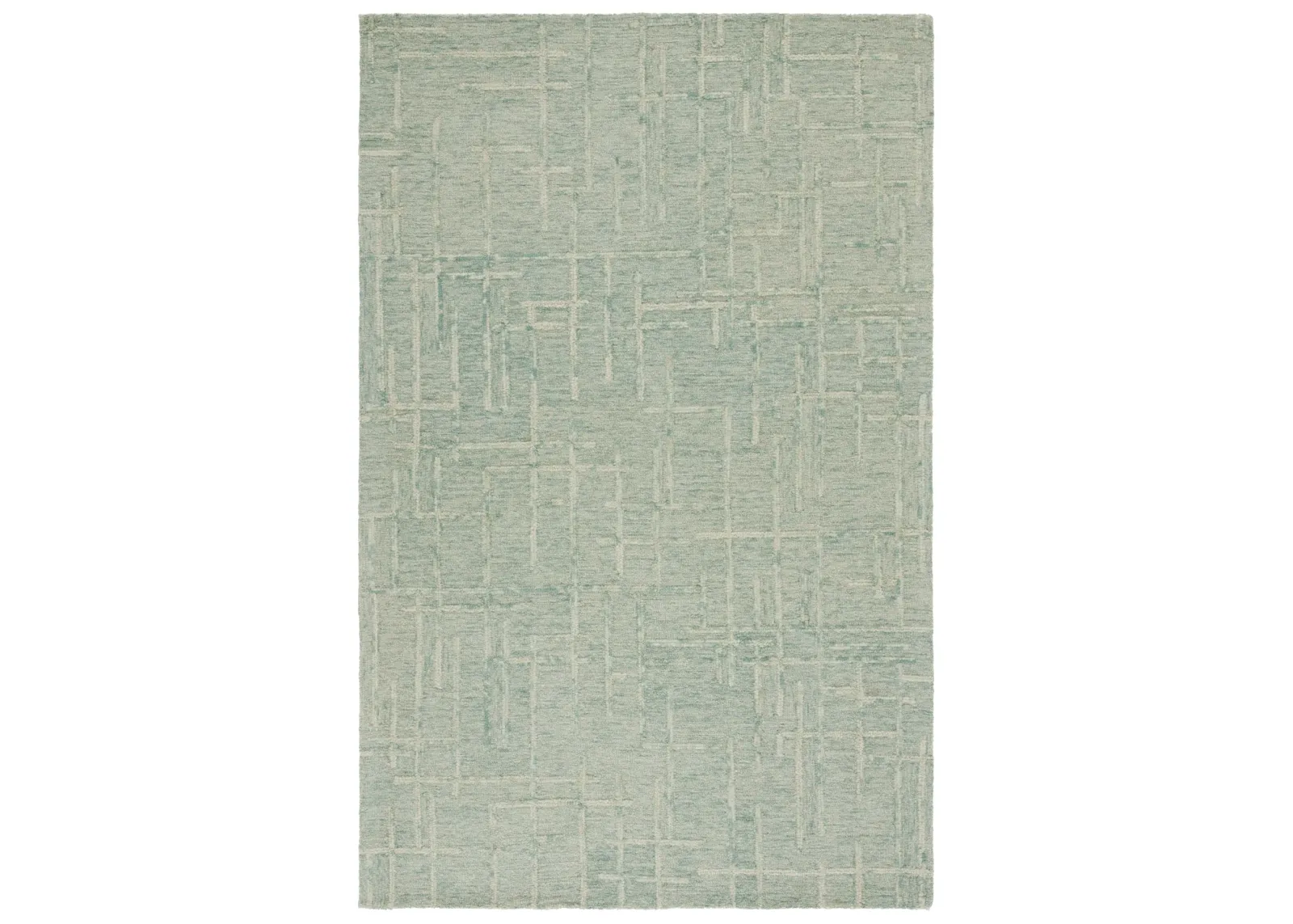 EBONY 750 GREEN 5' x 8' Medium Rectangle Rug