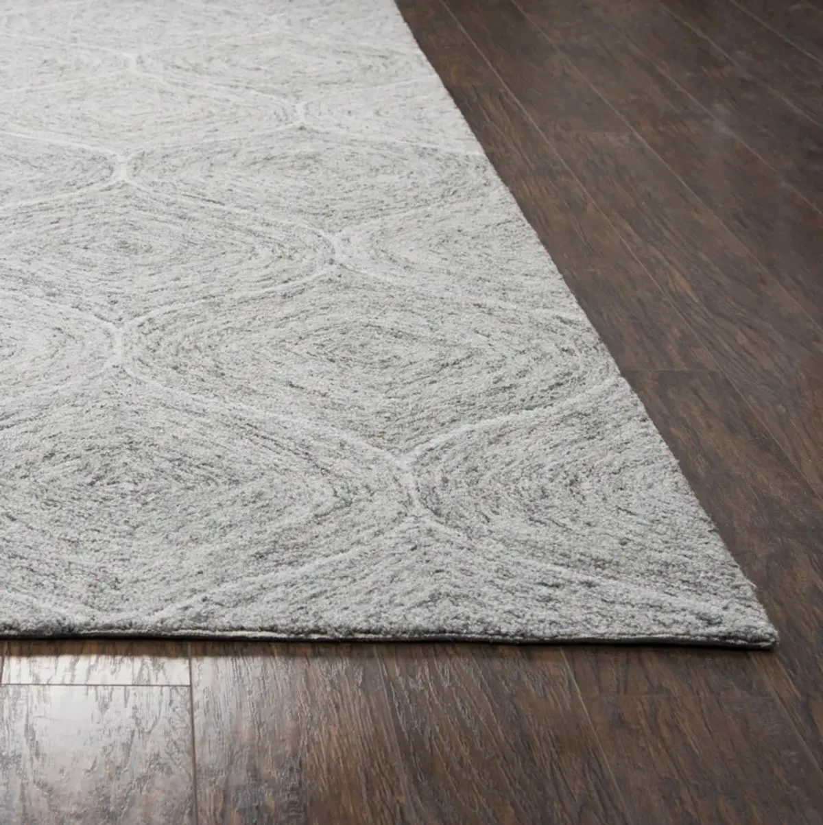 Brindleton Gray Tweed Wool 9'x12' Rectangle Rug