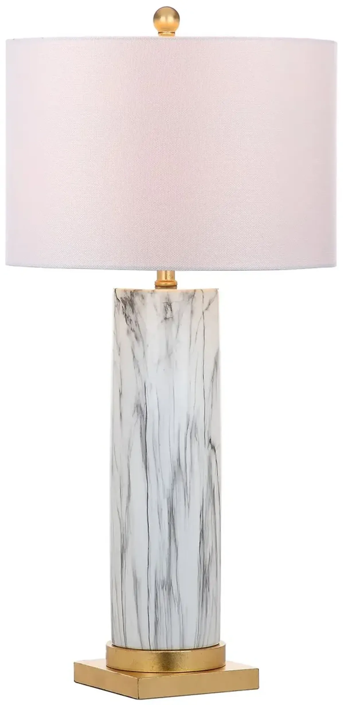 Sonia Faux Marble 31.25-Inch H Table Lamp - Set of 2