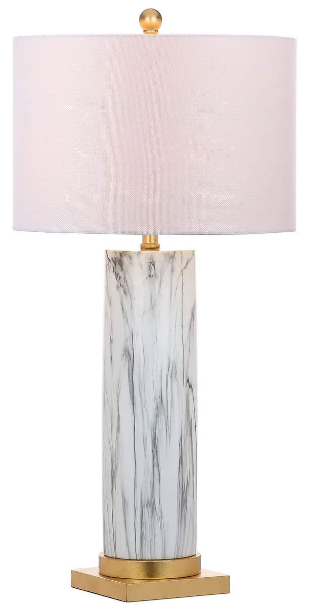 Sonia Faux Marble 31.25-Inch H Table Lamp - Set of 2