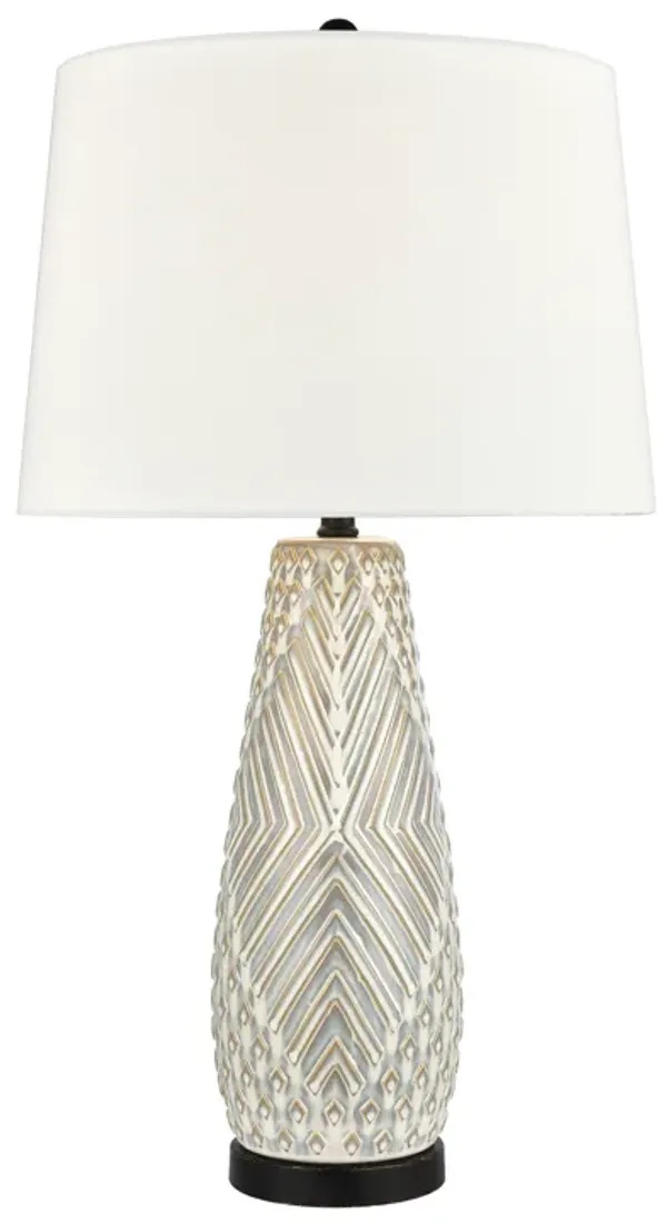 Whitland 30'' High 1-Light Table Lamp - Gray - Includes LED Bulb