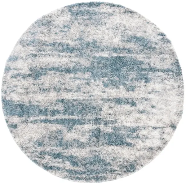 BERBER SHAG 586 IVORY  7' x 7' Round Round Rug