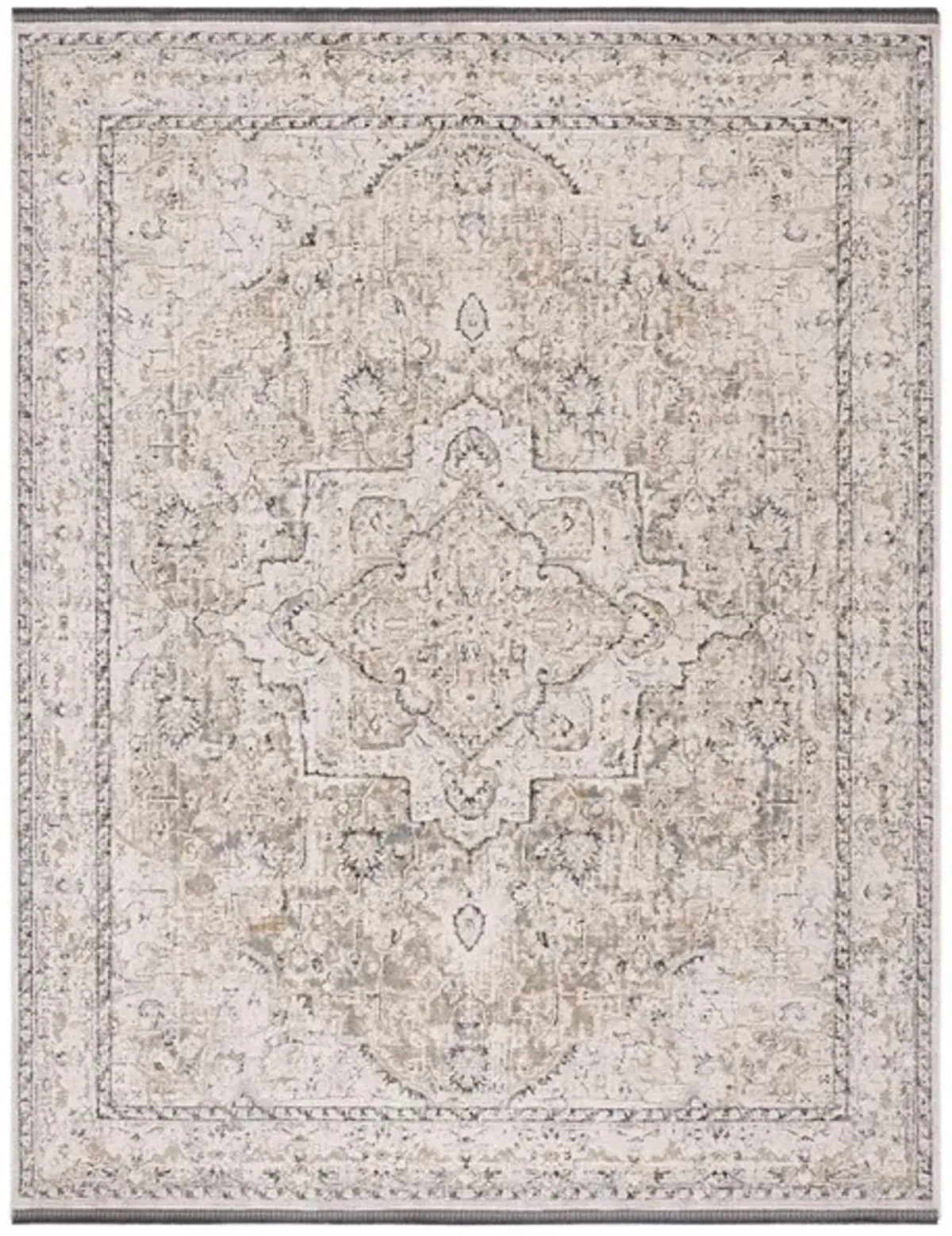 VIVALDI 595 Grey  8' X 10' Large Rectangle Rug