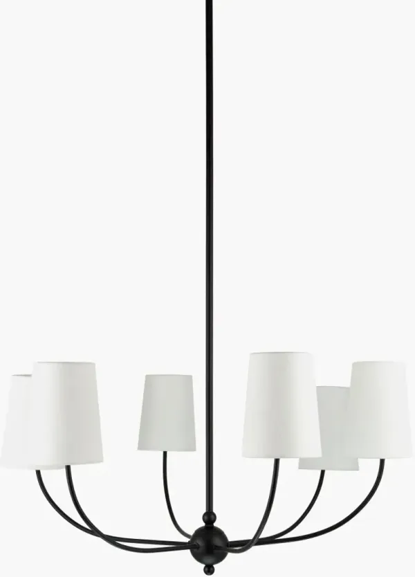 Haylen HAN-001 24"L x 24"W x 16"H Chandelier