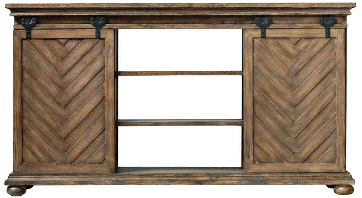 Primalia Barn Door Media Console