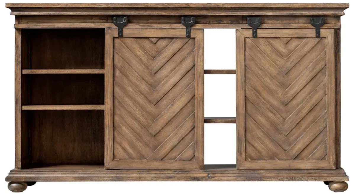 Primalia Barn Door Media Console