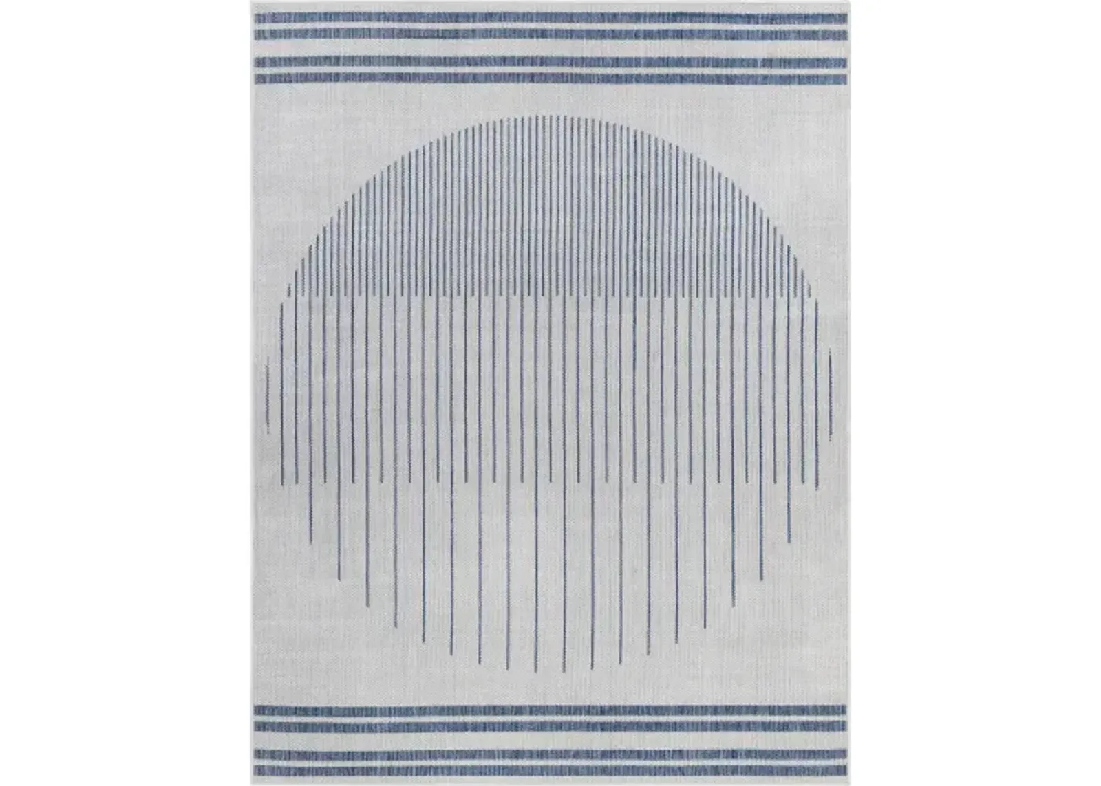 Long Beach LBH-2335 5'3" x 7' Machine Woven Rug