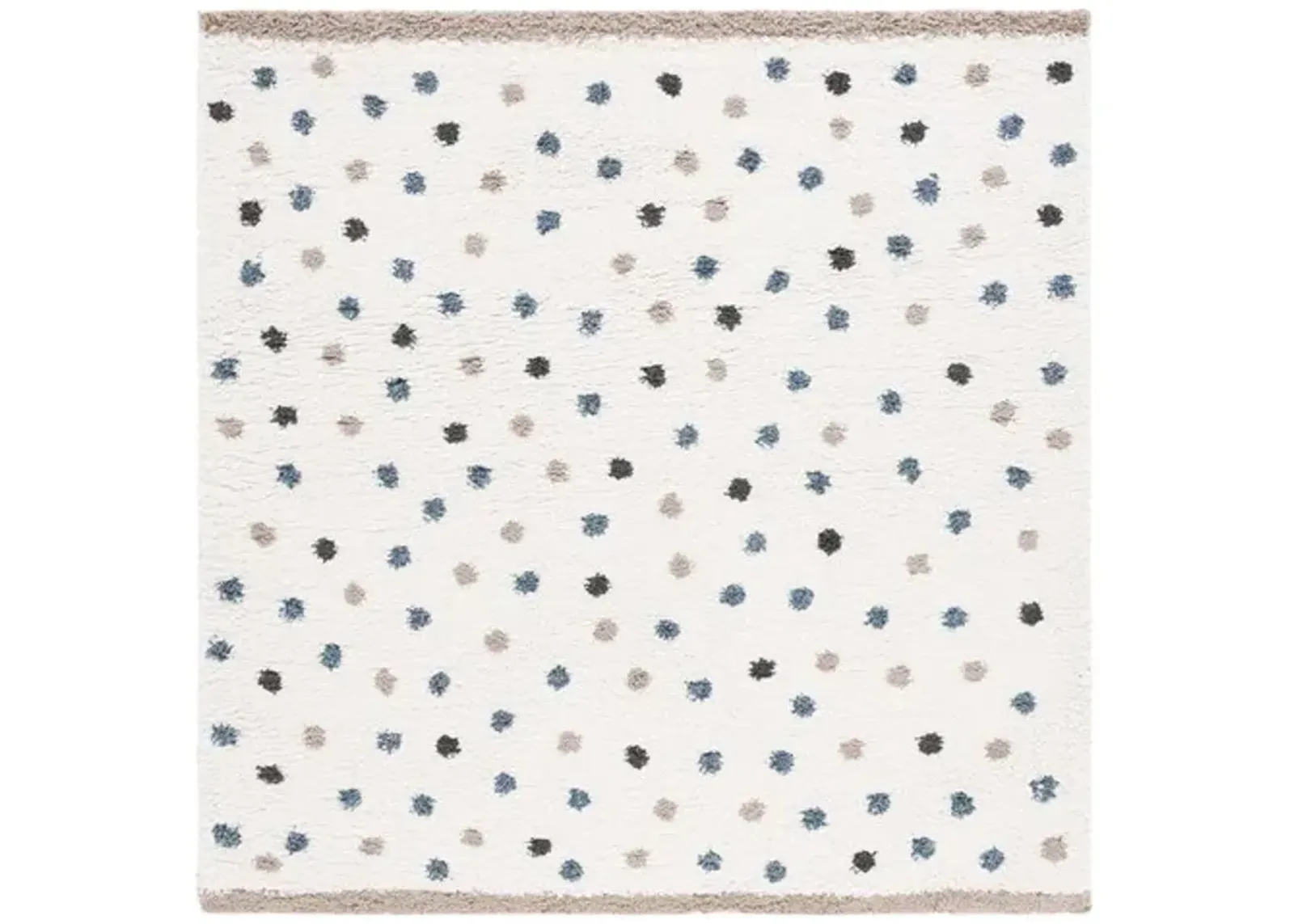 CALICO SHAG 102 Beige  3' X 3' Square Square Rug