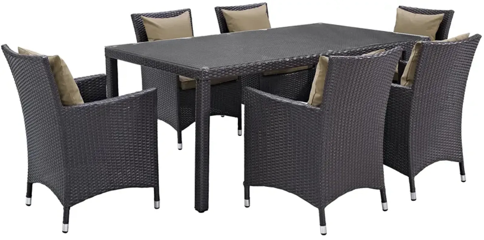 Convene 7 Piece Outdoor Patio Dining Set