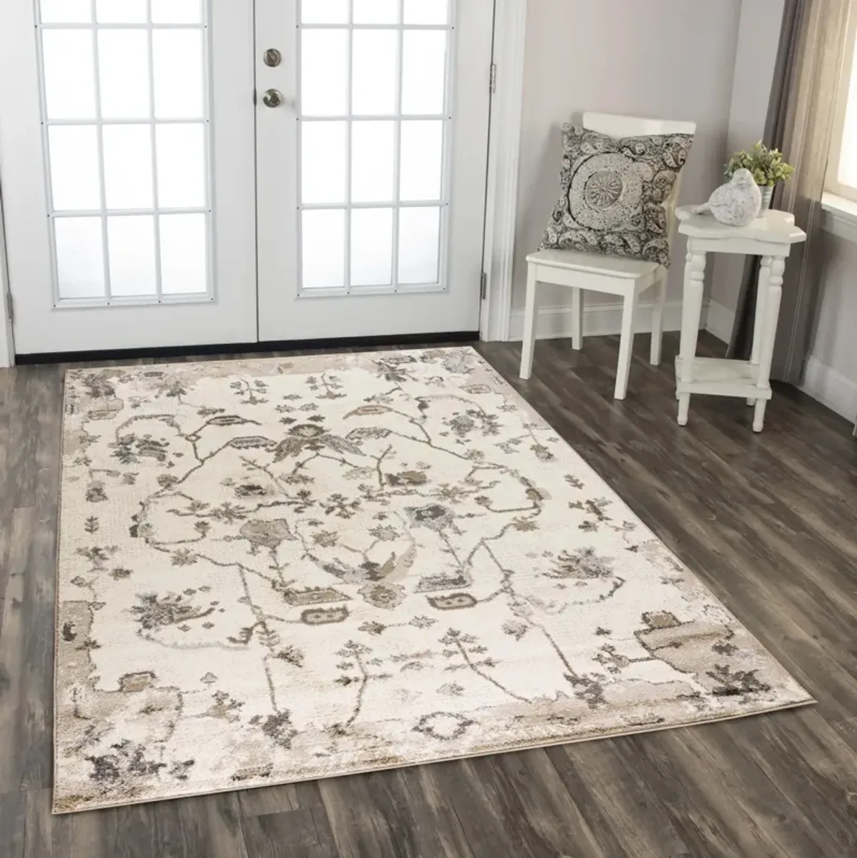 Palace Beige  Polypropylene  5'2" x 7'3" Rectangle Rug