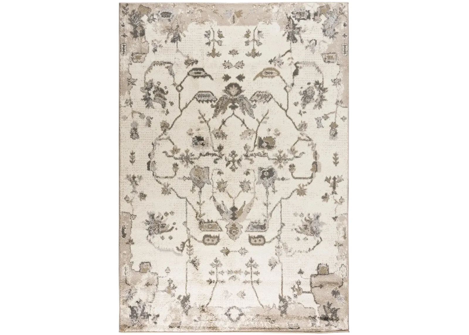 Palace Beige  Polypropylene  5'2" x 7'3" Rectangle Rug