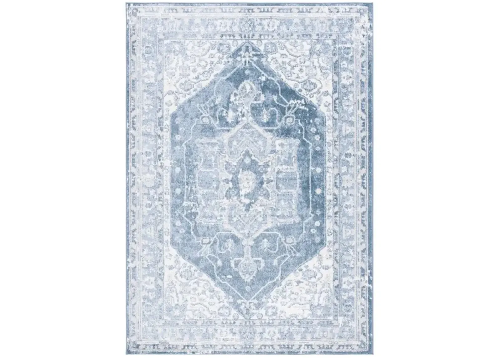 LAYLA 108  Blue 9' X 12' Large Rectangle Rug