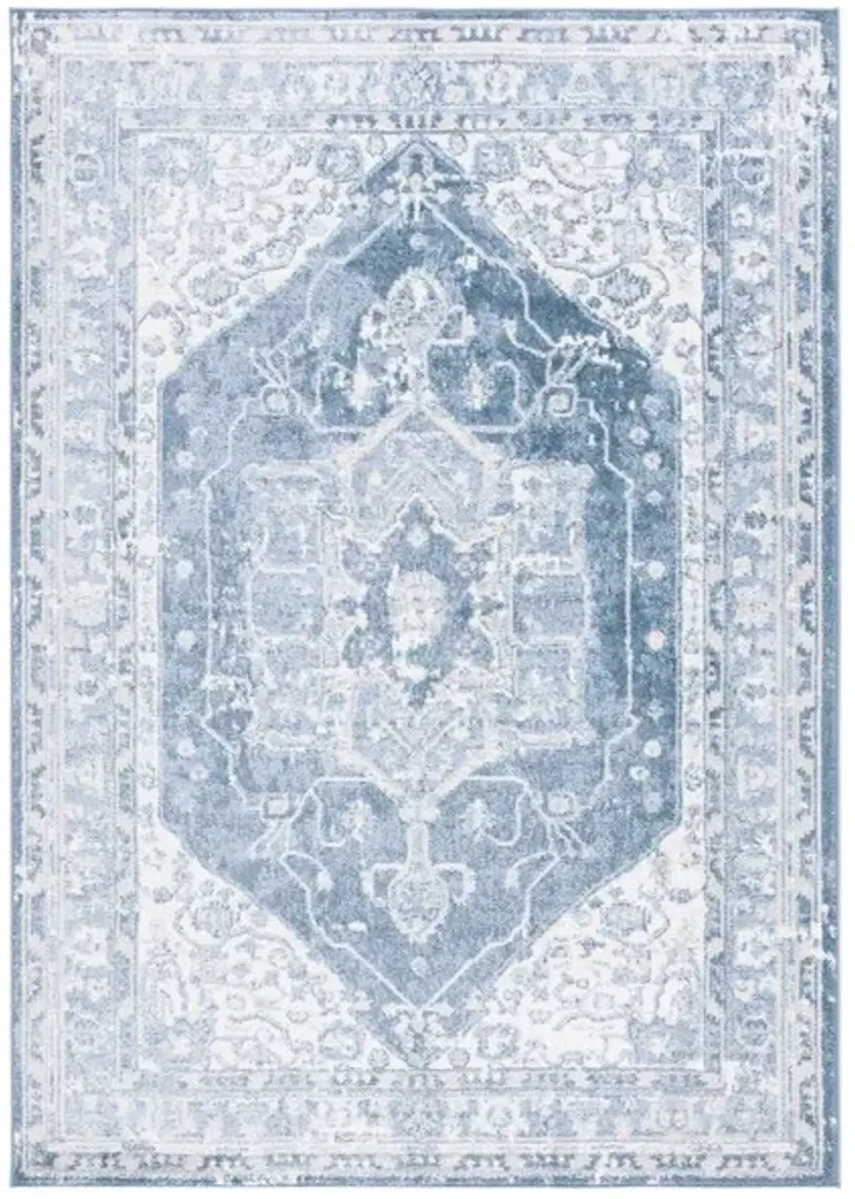 LAYLA 108  Blue 9' X 12' Large Rectangle Rug