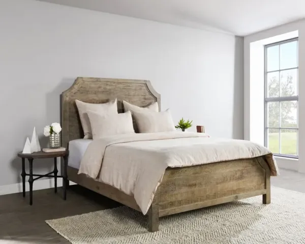 Lana 100% Cotton Embroidered Natural King Duvet 