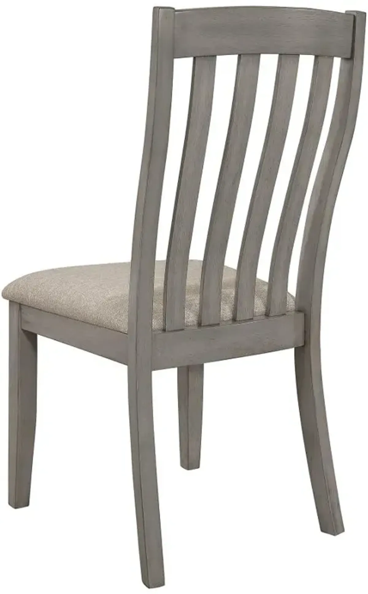 Nogales Slat Back Side Chairs Coastal Grey (Set of 2)