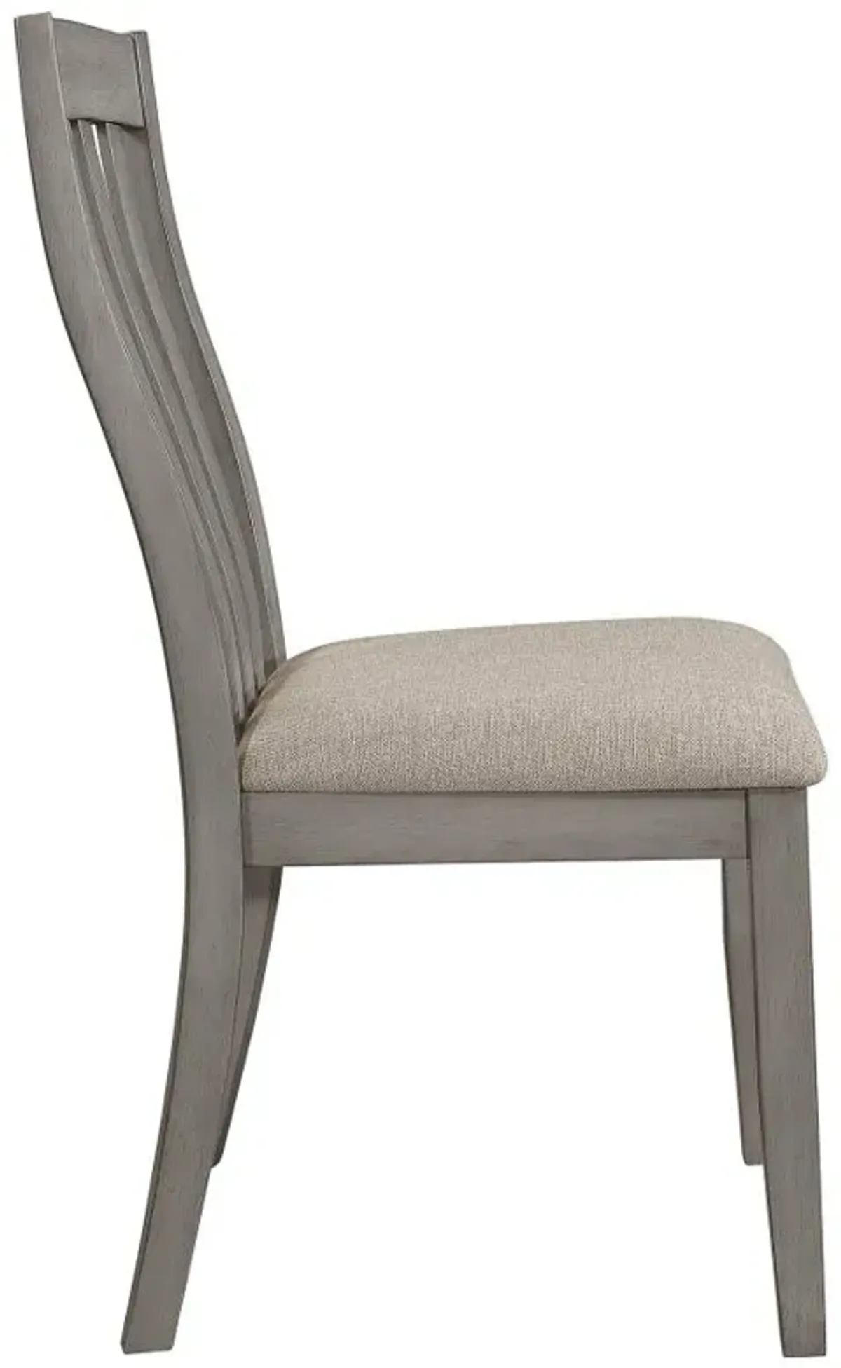 Nogales Slat Back Side Chairs Coastal Grey (Set of 2)