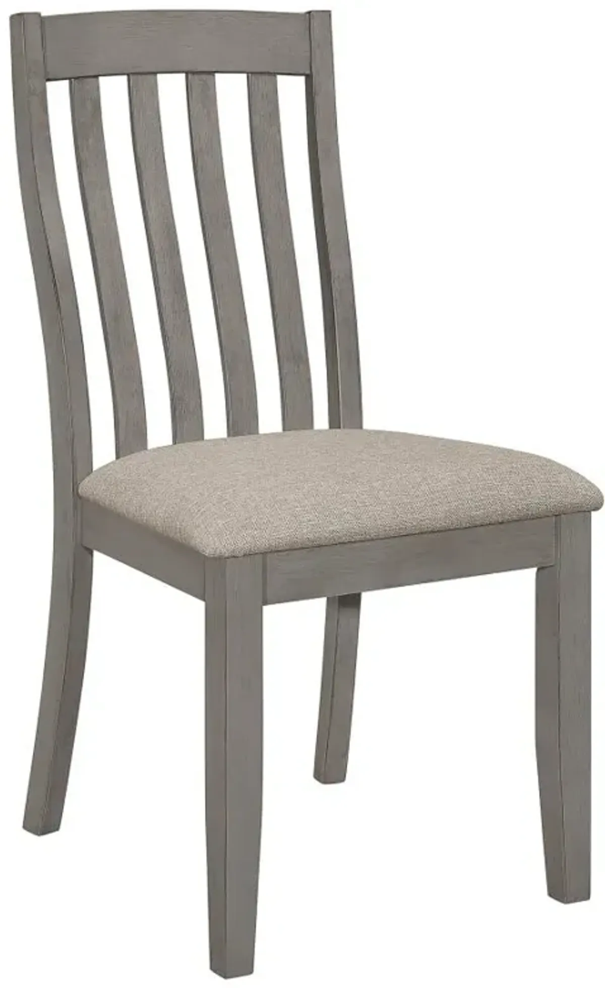 Nogales Slat Back Side Chairs Coastal Grey (Set of 2)