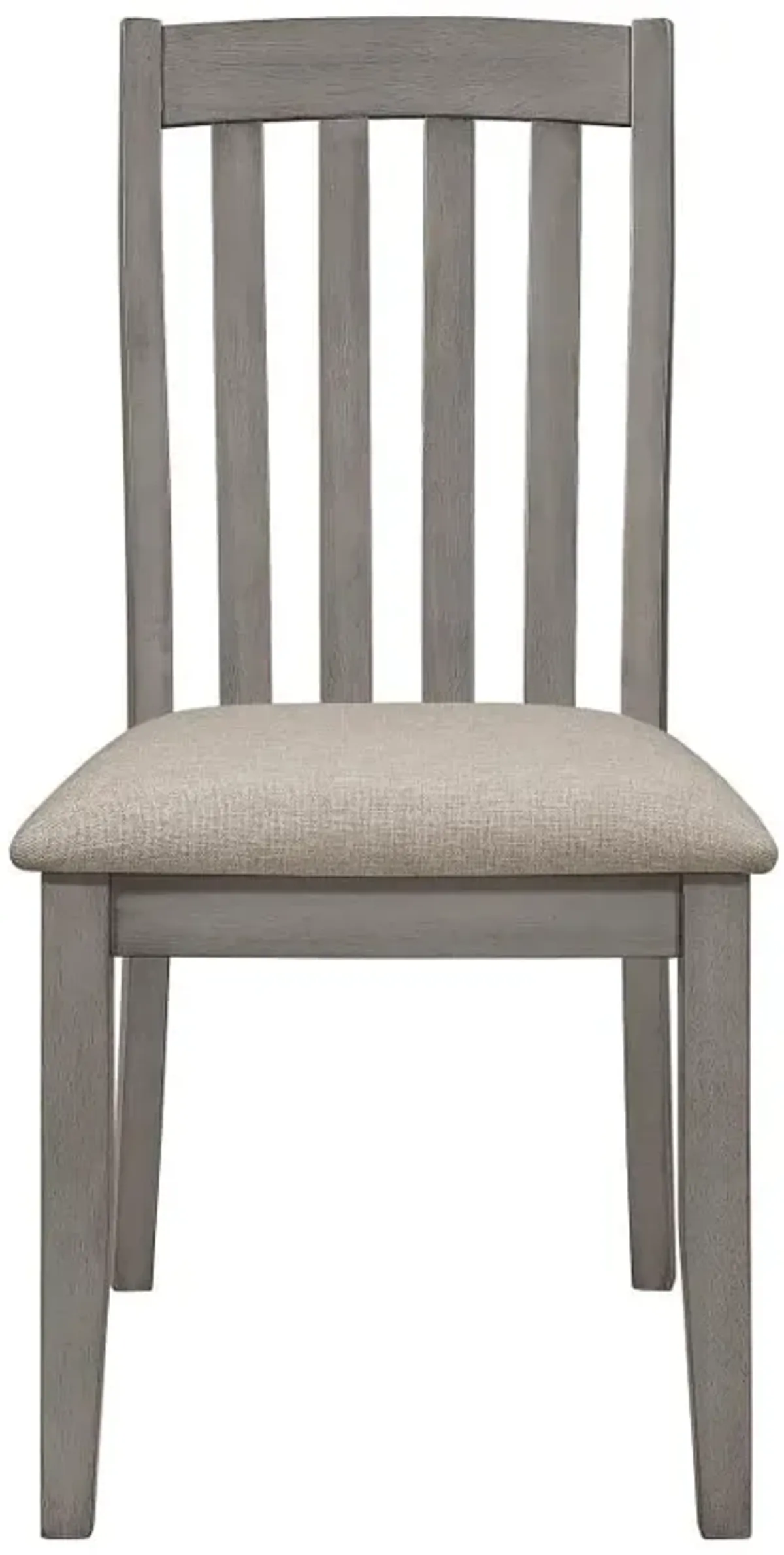 Nogales Slat Back Side Chairs Coastal Grey (Set of 2)