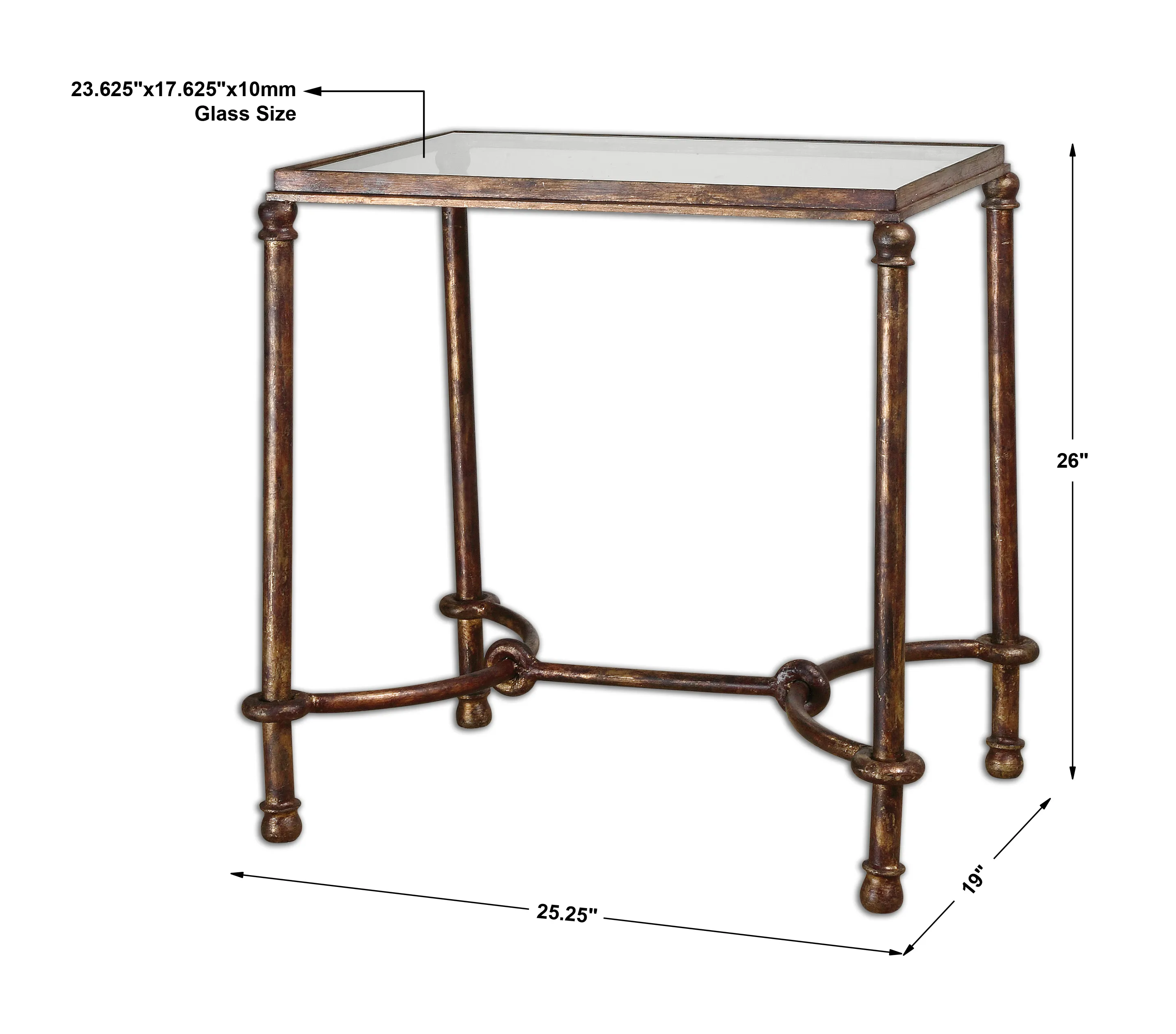 Warring Iron End Table