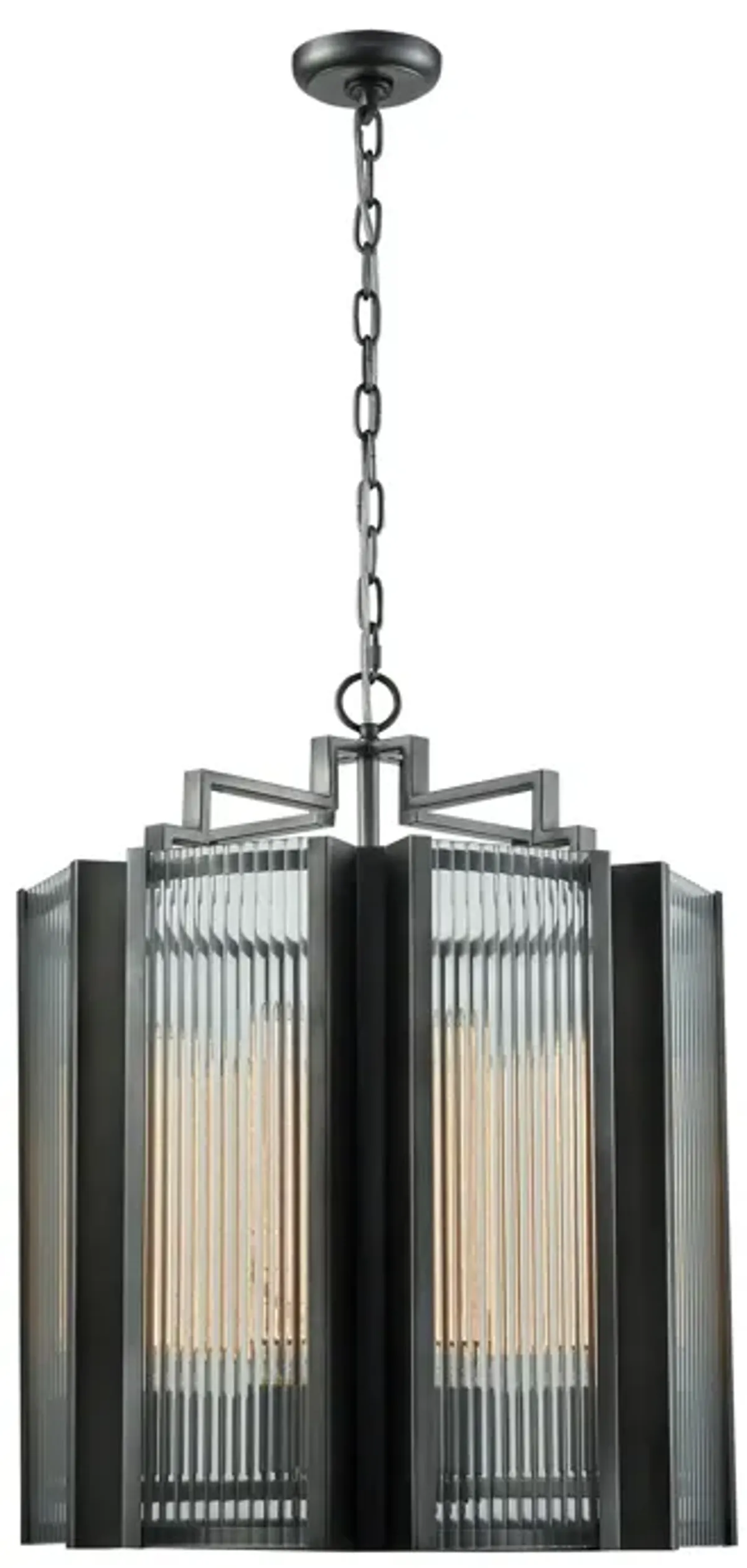 Space Elevator 21" Wide 8-Light Chandelier