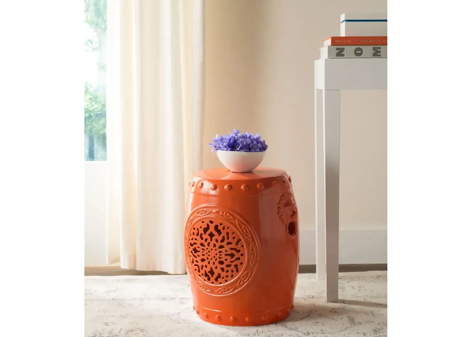 Flower Drum Garden Stool