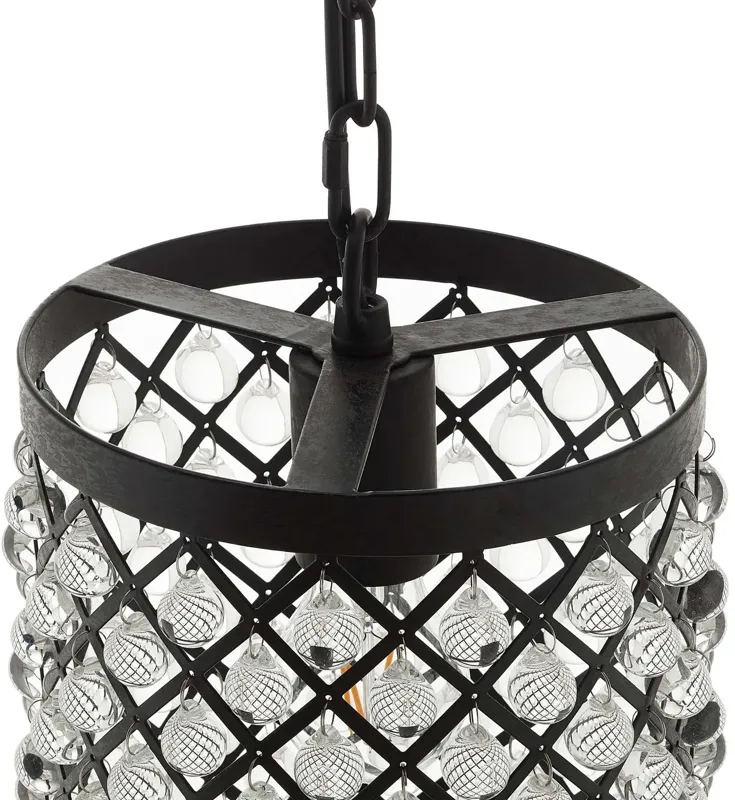 Reflect Glass and Metal Pendant Chandelier