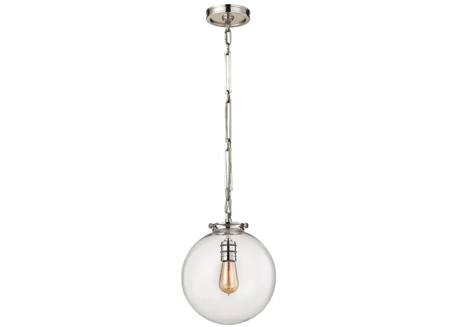 Gramercy 11" Wide 1-Light Mini Pendant - Polished Nickel