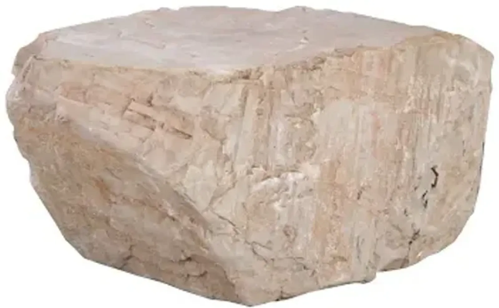 freeform stone stool, assorted