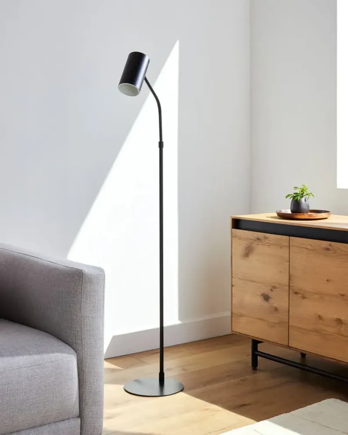 Ivel IVE-003 62"H x 15"W x 11"D Accent Floor Lamp
