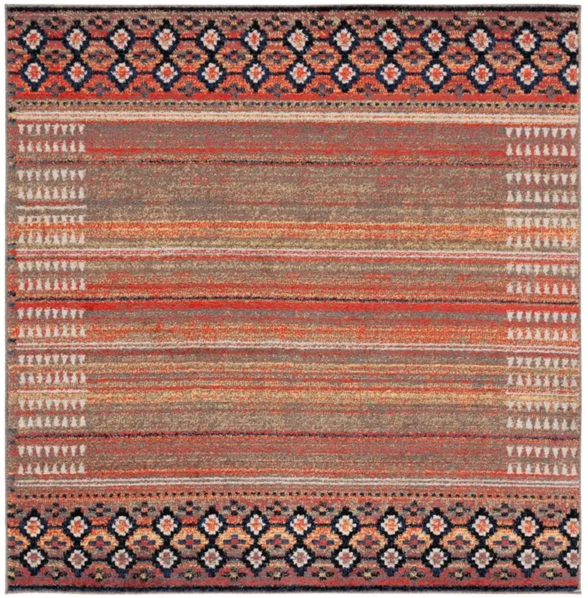 ADIRONDACK 293 RUST  6' x 6' Square Square Rug