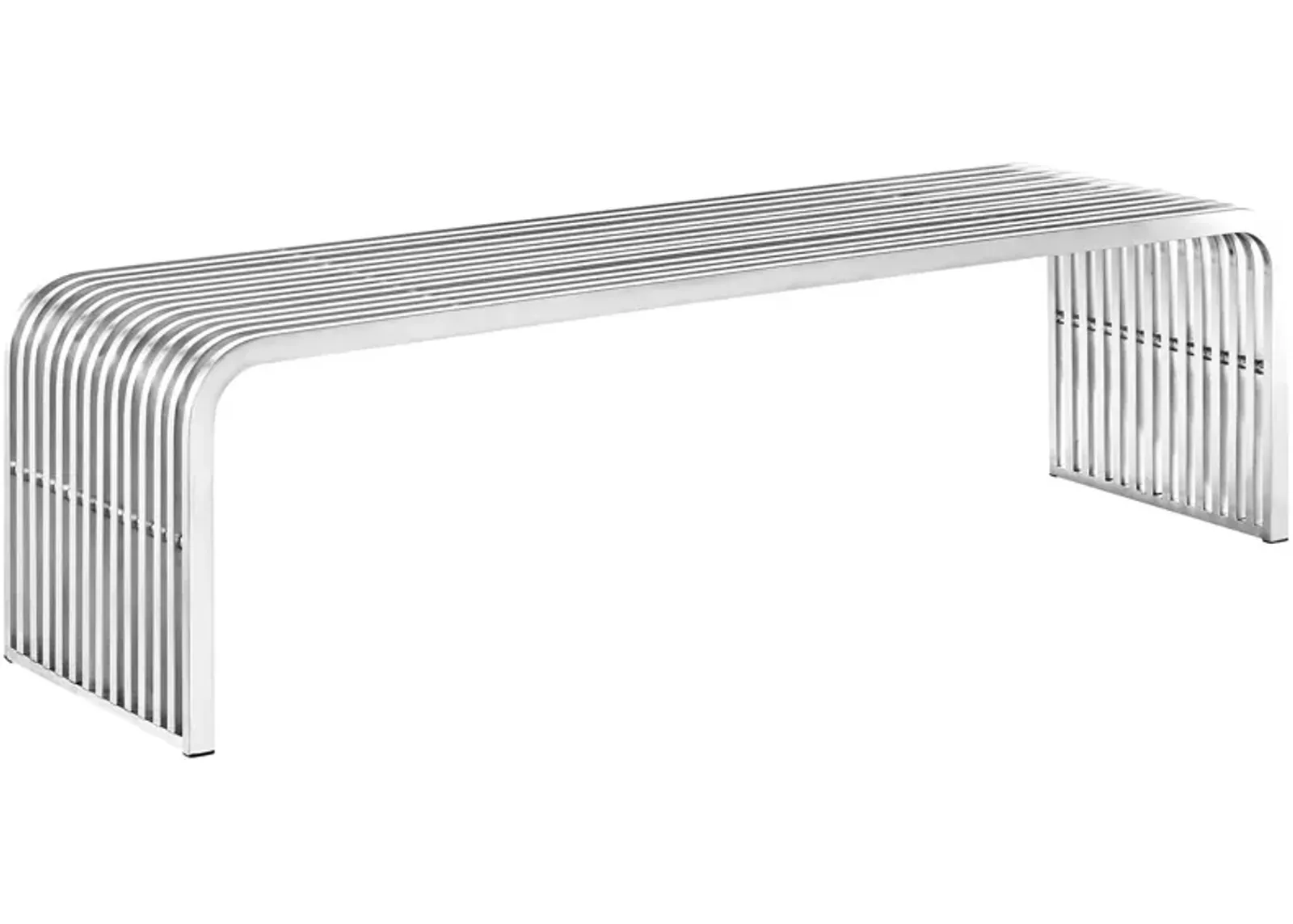 Pipe 60" Stainless Steel Bench