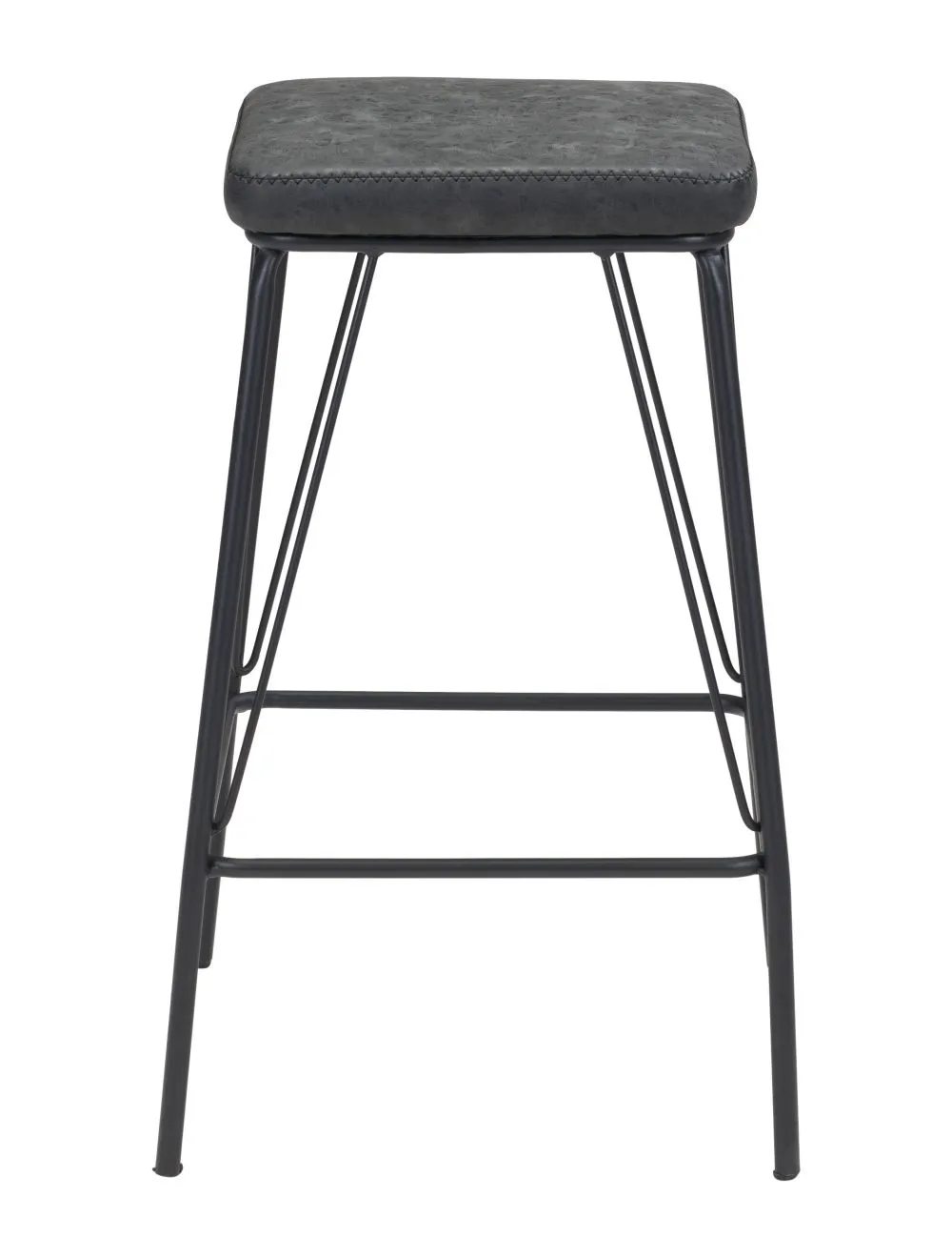 Samuel Barstool (Set of 2) Vintage Black