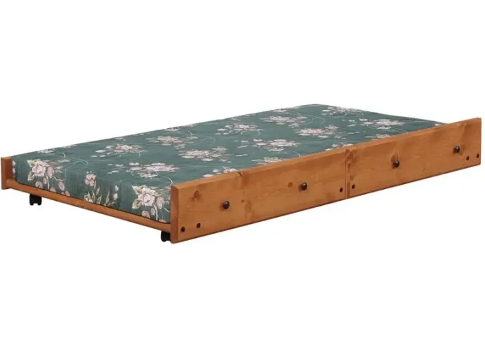 Wrangle Hill Trundle with Bunkie Mattress Amber Wash