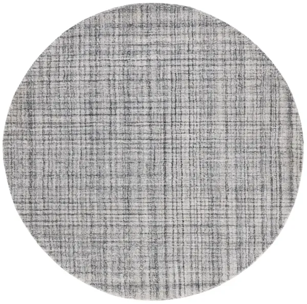 ABSTRACT Hand Tufted 6' x 6' Round area rug